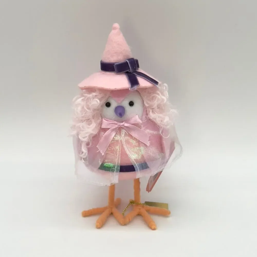Target Featherly Friends Hyde & Eek Glitzy Good Witch Pink Halloween Bird New